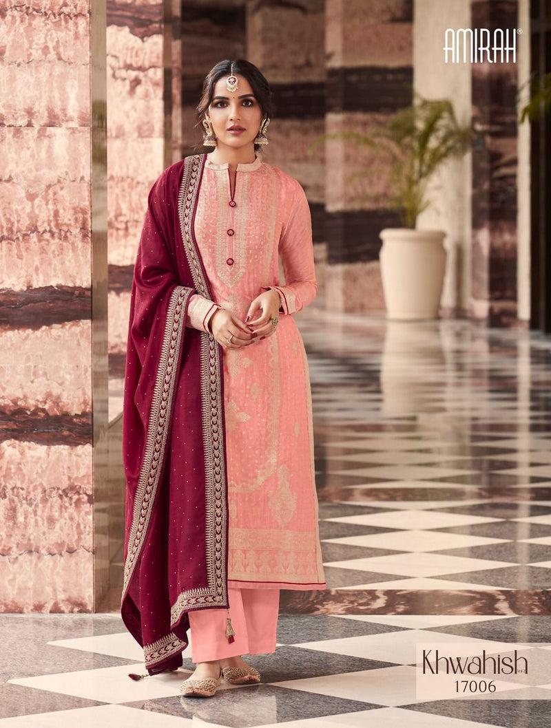 Amirah Khwahish Vol 2 Dola Silk With Heavy Emroidery work Stylish Designer Festive Wear fancy Salwar kameez