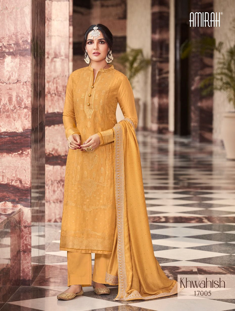 Amirah Khwahish Vol 2 Dola Silk With Heavy Emroidery work Stylish Designer Festive Wear fancy Salwar kameez
