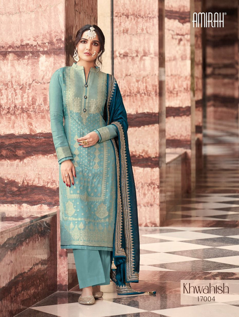 Amirah Khwahish Vol 2 Dola Silk With Heavy Emroidery work Stylish Designer Festive Wear fancy Salwar kameez