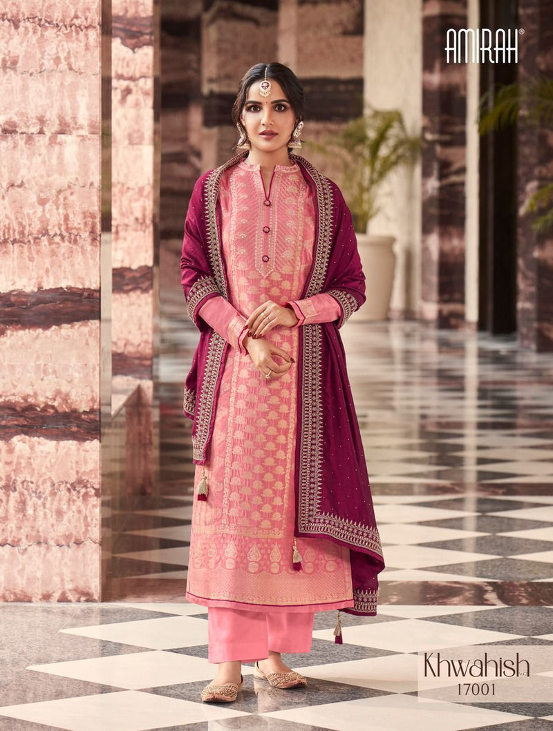 Amirah Khwahish Vol 2 Dola Silk With Heavy Emroidery work Stylish Designer Festive Wear fancy Salwar kameez