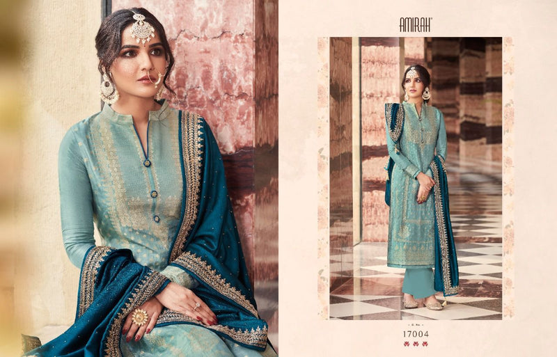 Amirah Khwahish Vol 2 Dola Silk With Heavy Emroidery work Stylish Designer Festive Wear fancy Salwar kameez