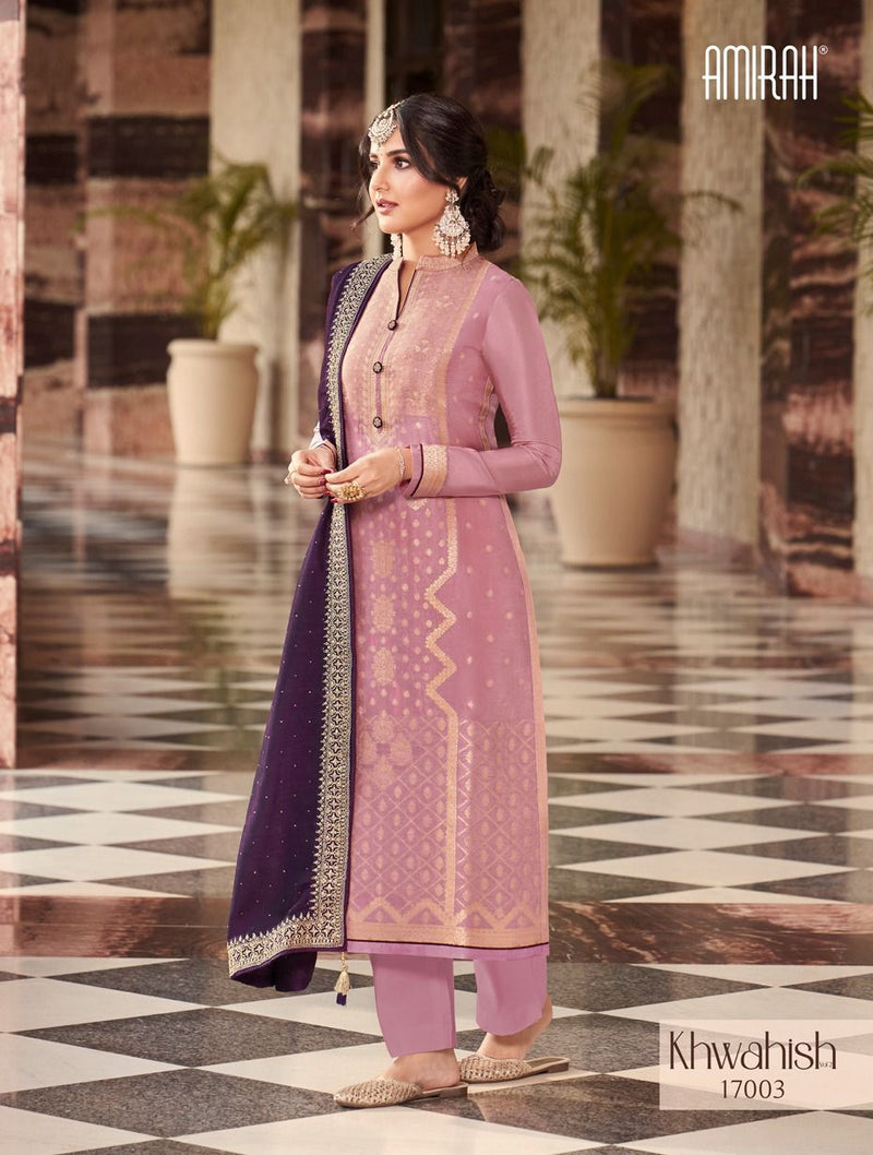 Amirah Khwahish Vol 2 Dola Silk With Heavy Emroidery work Stylish Designer Festive Wear fancy Salwar kameez