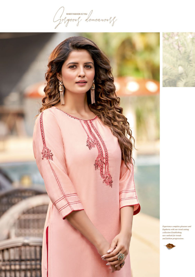 Mittoo Payal Vol 18 Rayon With Heavy Embroidery Work Sttylish Designer Fancy Look Kurti