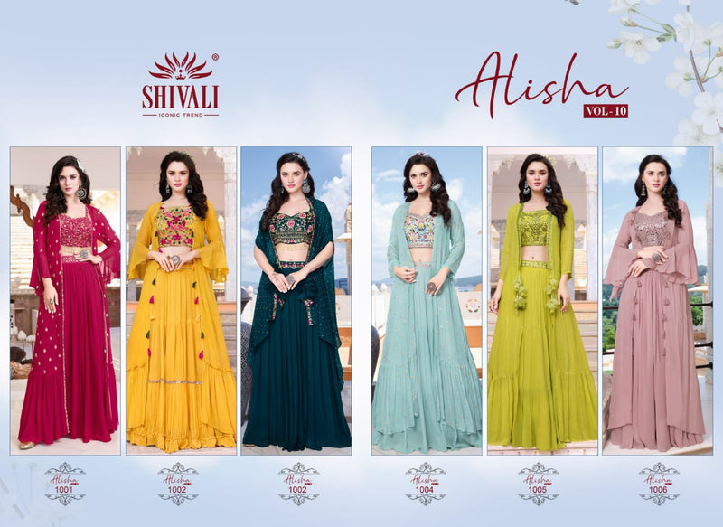 Shivali Fashion Alisha Vol 10 Fancy Partywear Designer Collection