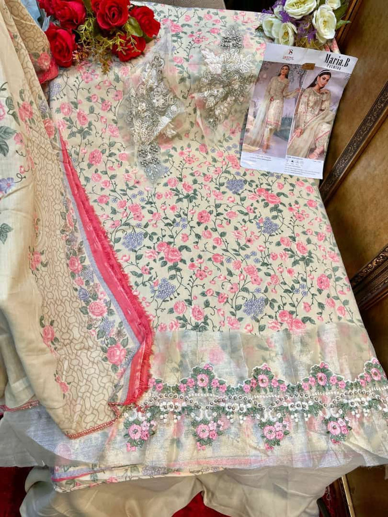 Deepsy Suit Maria B Pashmina Handwork Embroidered Salwar Kameez