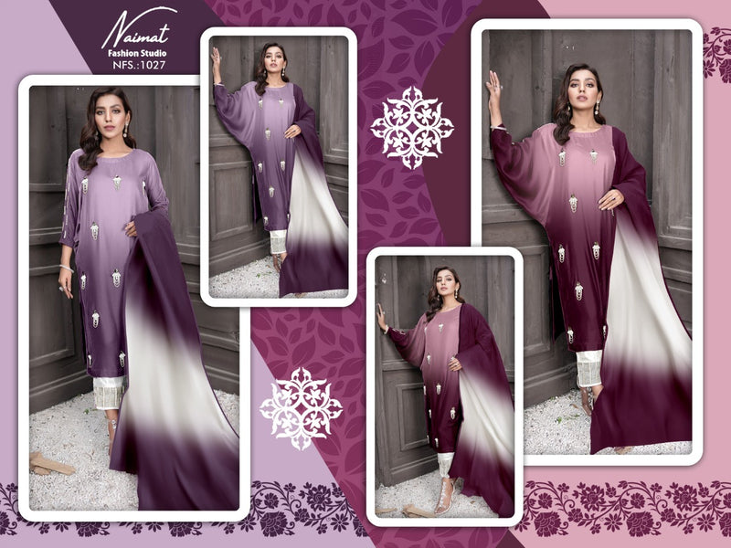 Naimat Fashion Studio Nfs-1027 Fox Georgette Stylish Designer Wear Pakistani Pret Kurti Collection