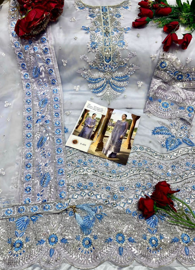 Shree Fab S 472 Butterfly Net Stylish Designer Wear Salwar Kameez