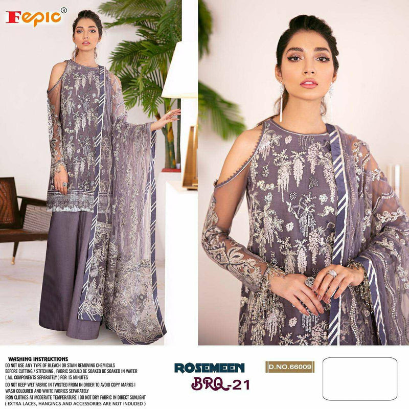 Fepic Rosemeen BRQ 21 Net Stylish Designer Wear Salwar Kameez