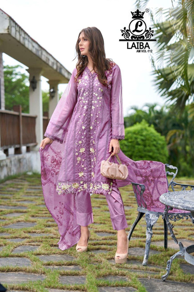 Laiba Am Vol 112 Georgette Stylish Designer Wear Pret Kurti