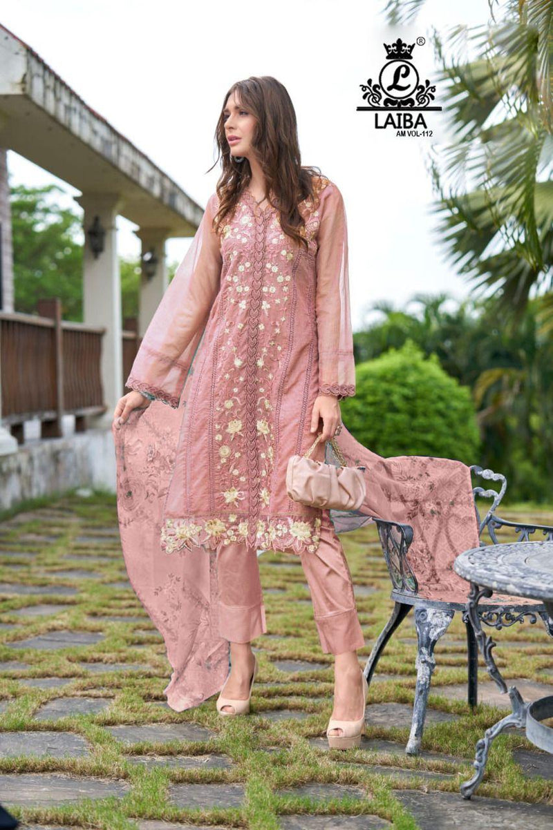 Laiba Am Vol 112 Georgette Stylish Designer Wear Pret Kurti