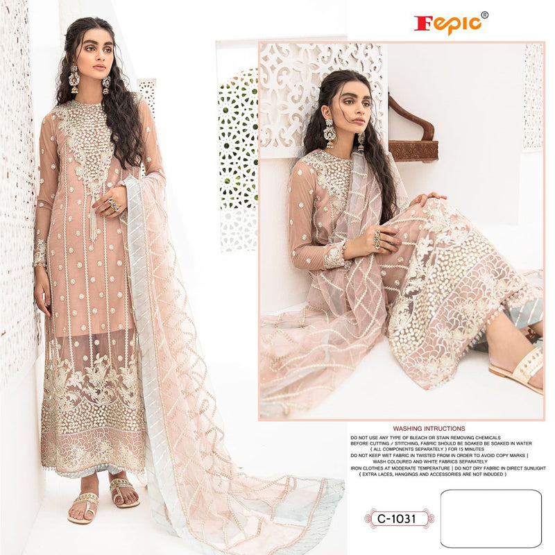 Fepic Rosemeen Dno C 1031 Organza Stylish Designer Party Wear Salwar Kameez