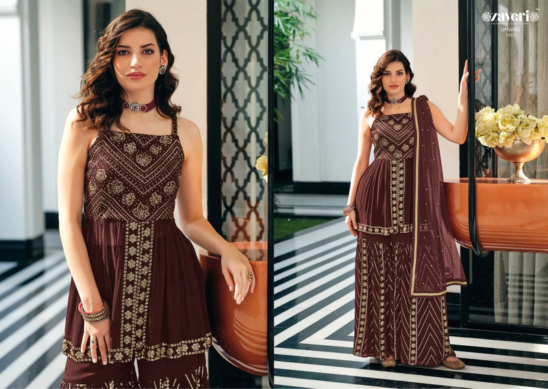 Zaveri Women Beauty Umang Dno 1057 Pure Viscose Stylish Designer Party Wear Kurti