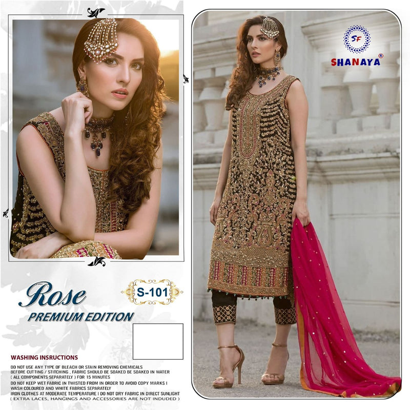 Shanaya Dno S 101 Fox Georgette Stylish Designer Party Wear Salwar Kameez