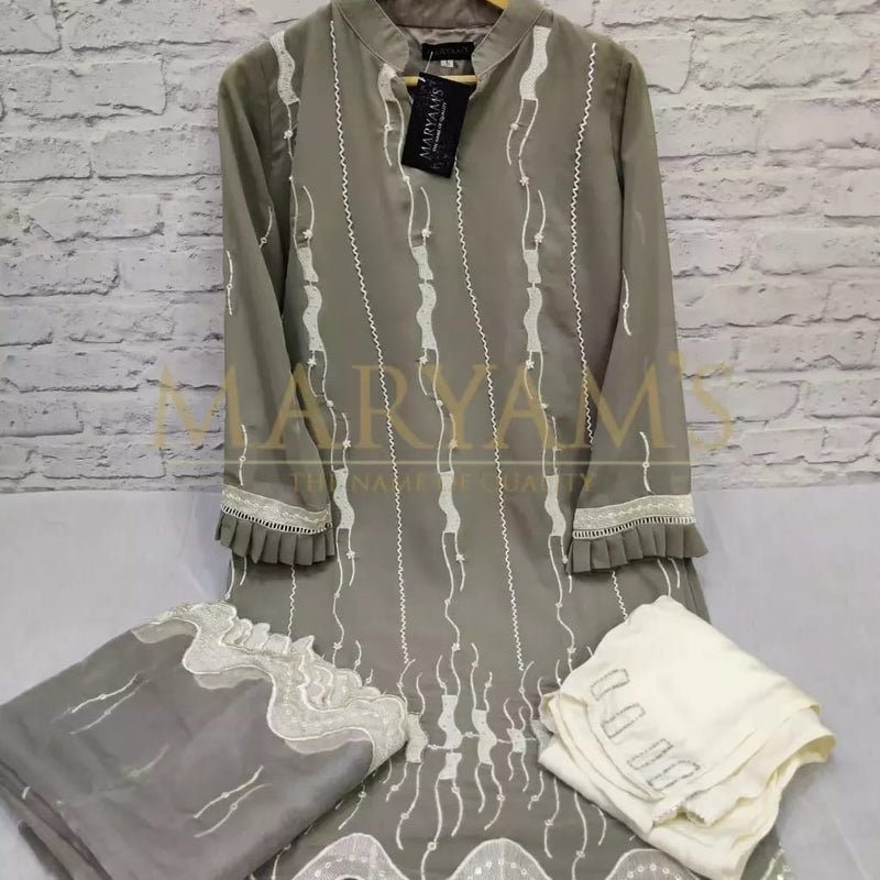 Maryams Dno Lpc 56 A Georgette Stylish Designer Pakistani Pret Kurti