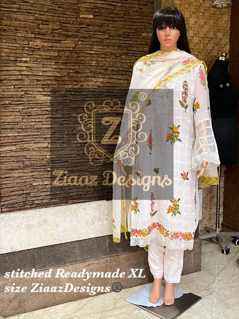 Ziaaz Designs Shahnas Vol 1 DNO 7773 Georgette Stylish Designer Wear Kurti