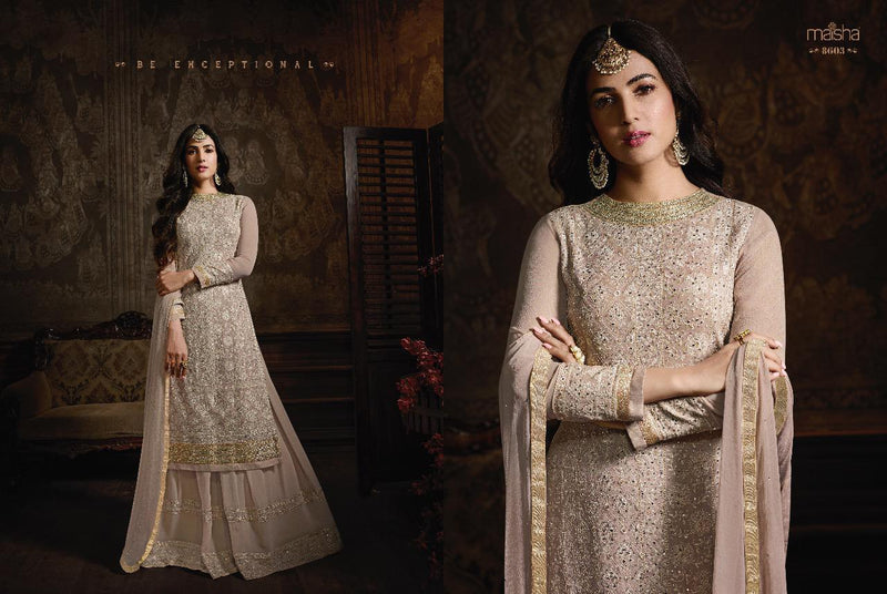 Maisha Inayat Dno 8603 Georgette Stylish Designer Party Wear Salwar Suit