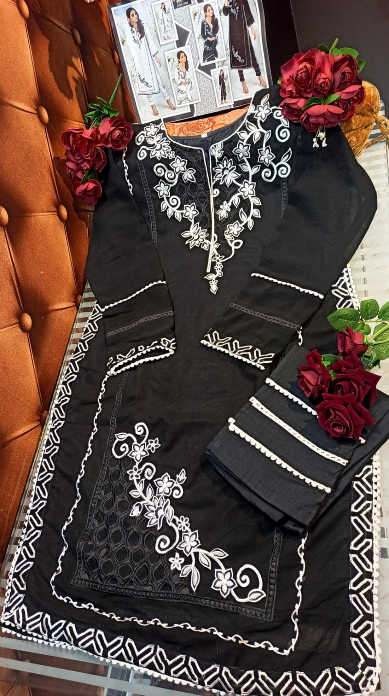 Liza The Designer Studio Dno 1002 B Georgette Stylish Designer Wear Pret Kurti