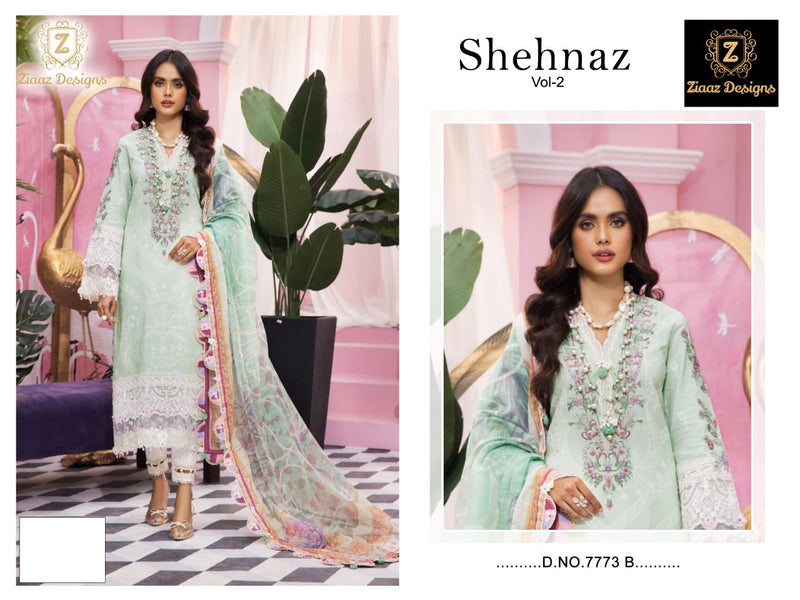 Ziaaz Designs Shehnaz Vol 2 Cotton Printed Stylish Designer Wear Salwar Kmaeez