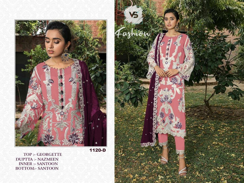 Vs Fashion Dno 1120 Georgette Stylish Designer Wear Kurti