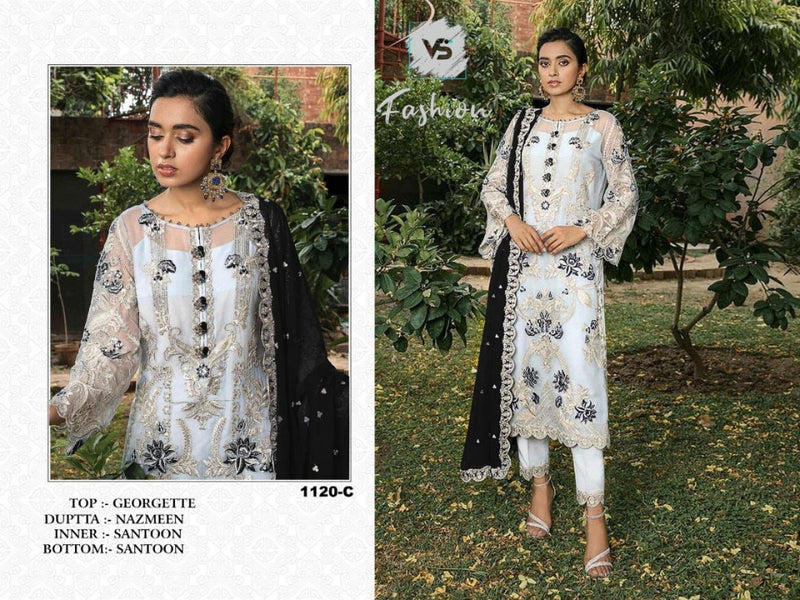 Vs Fashion Dno 1120 Georgette Stylish Designer Wear Kurti