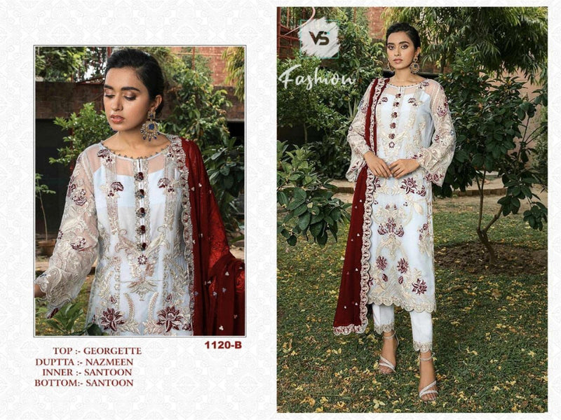Vs Fashion Dno 1120 Georgette Stylish Designer Wear Kurti