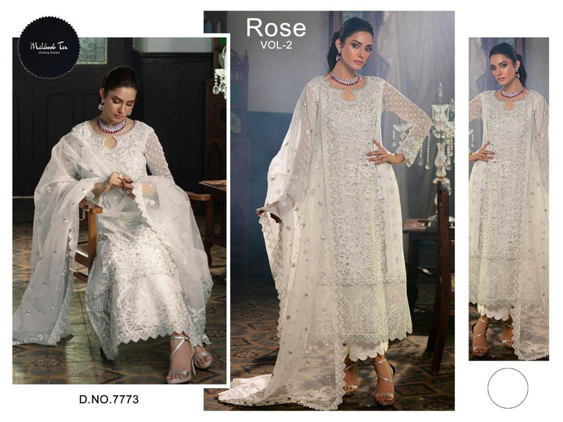 Mehboob Tex Vol 2 Dno 7773 Butterfly Net Stylish Designer Party Wear Salwar Suit