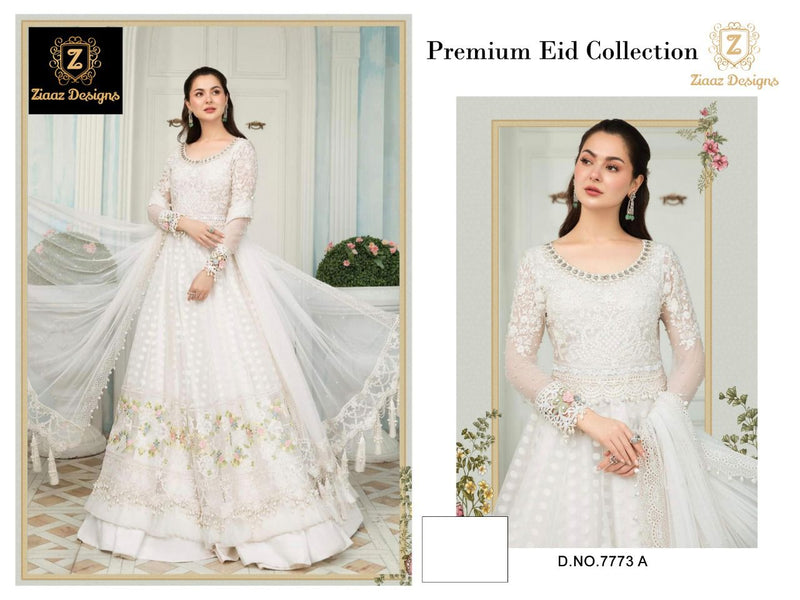 Ziaaz Designs Dno 7773 Georgette Stylish Designer Party Wear Salwar Suit