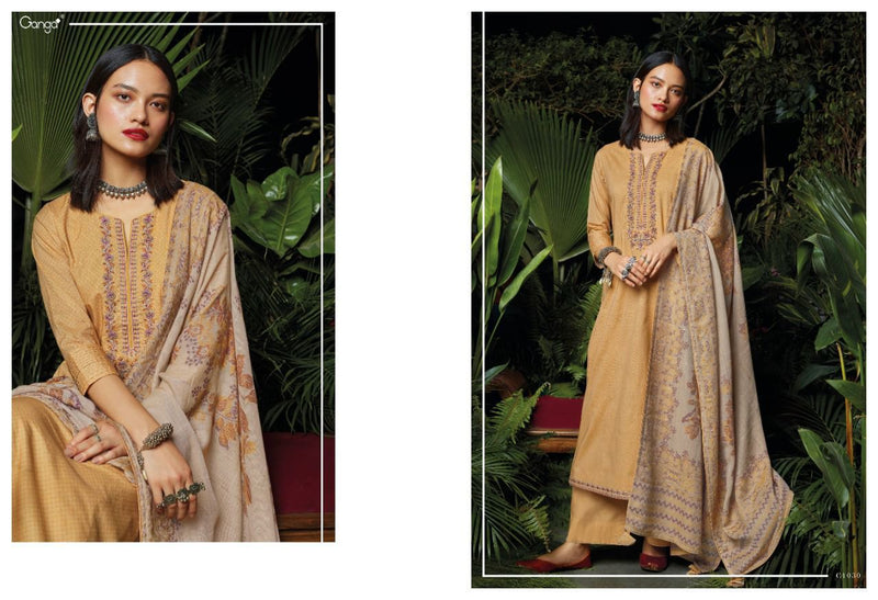Iyan Ganga Cotton With Printed Embroidery Stylish Designer Casual Wear Salwar Suit