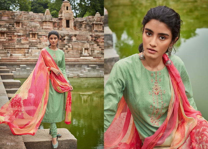Prisha Ehrum Cotton With Embroidery Stylish Designer Casual Wear Salwar Suit
