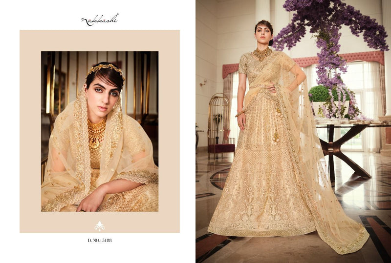 Nakkashi Touch Of Modernity Glamour Dno 5188 Net With Embroidery Stylish Designer Heavy Work Lehenga Choli