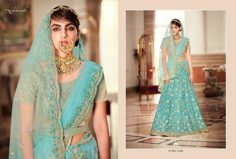 Nakkashi Touch Of Modernity Glamour Dno 5186 Net With Embroidery Stylish Designer Heavy Work Lehenga Choli