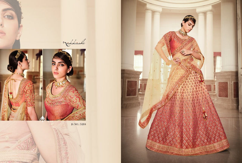 Nakkashi Touch Of Modernity Dno 5184 Silk With Embroidery Stylish Designer Heavy Work Lehenga Choli