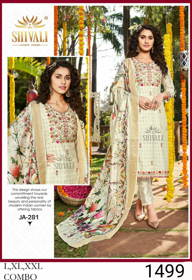 Shivali Ja 281 Fancy Stylish Designer Gorgeous Look Festival Wear Kurti