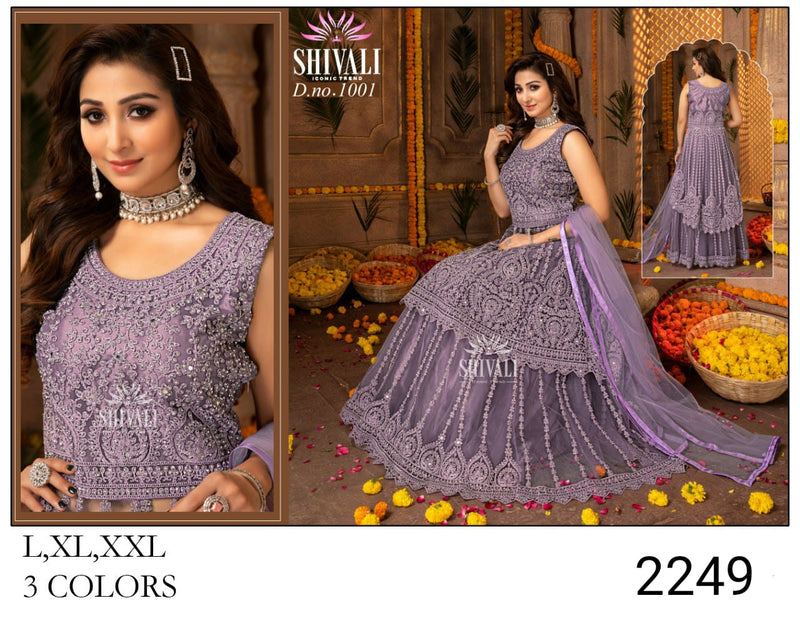 Shivali Dno 1001 Fancy With Heavy Embroidered Stylish Designer Party Wear Graceful Lehenga
