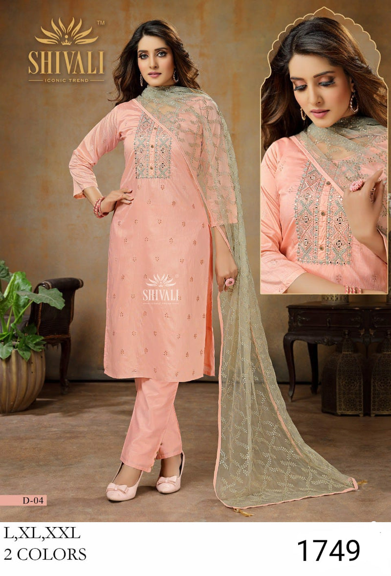 Shivali Dno 04 Fancy With Hand Work Stylish Designer Party Wear Gorgeous Look Kurti