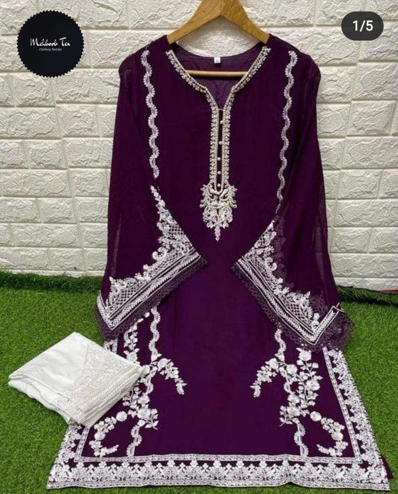 Mehboob Tex Dno 7773 Fox Georgette Stylish Designer Pakistani Style Kurti