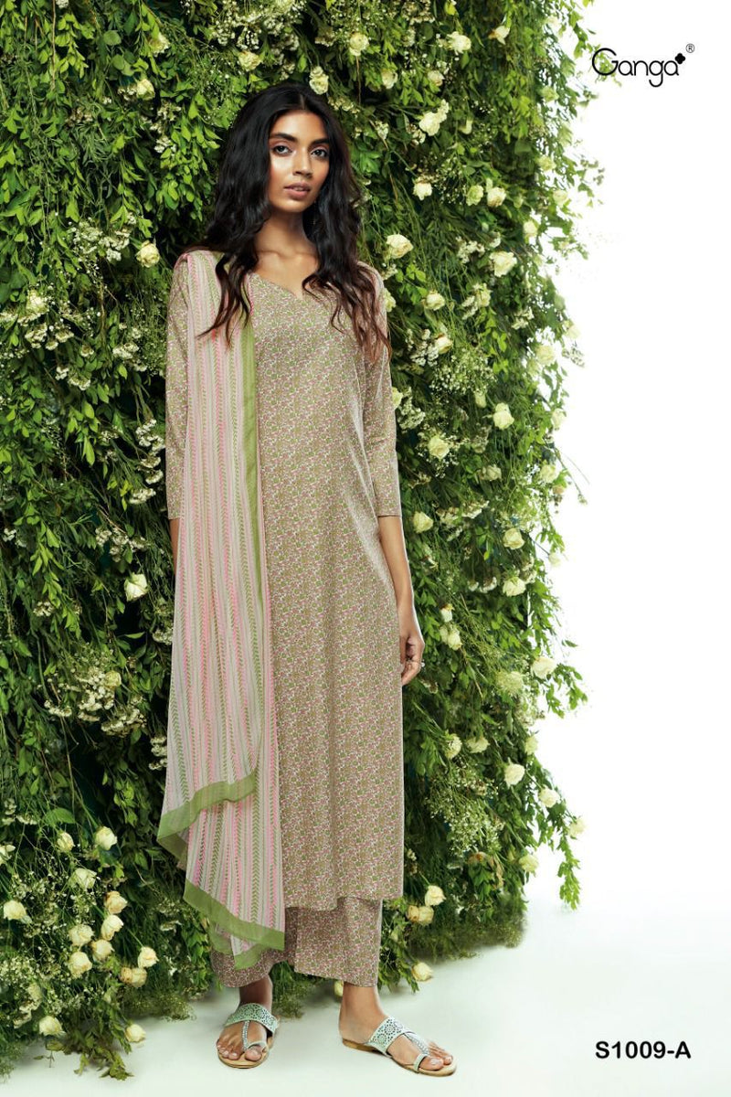 Ganga Timla S1009 Cotton Stylish Designer Printed Casual Wear Salwar Kameez
