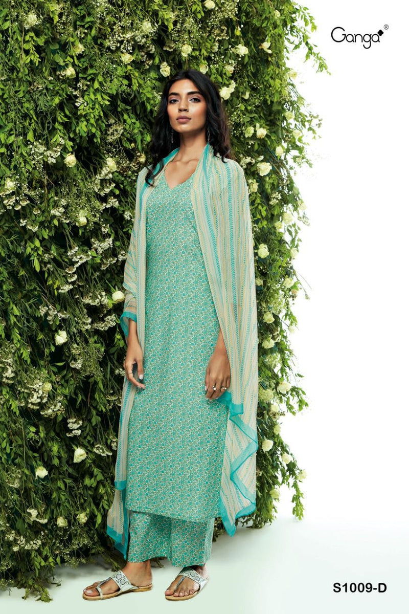 Ganga Timla S1009 Cotton Stylish Designer Printed Casual Wear Salwar Kameez