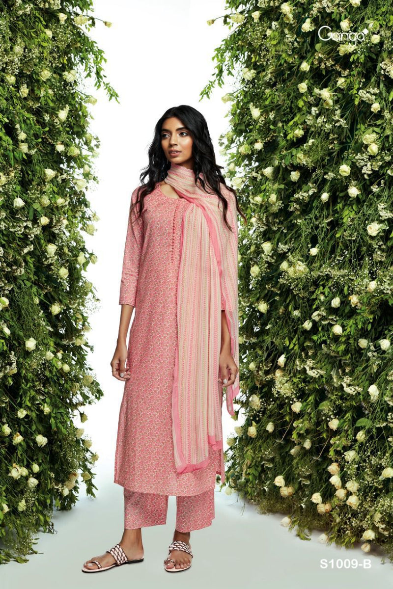Ganga Timla S1009 Cotton Stylish Designer Printed Casual Wear Salwar Kameez