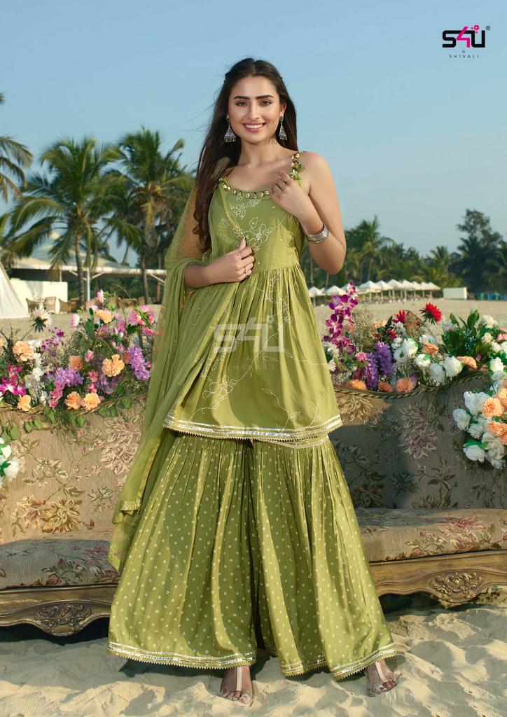 S4u Shivali Gulabo Vol 4 Cotton And Rayon Stylish Designer Party Wear Kurti