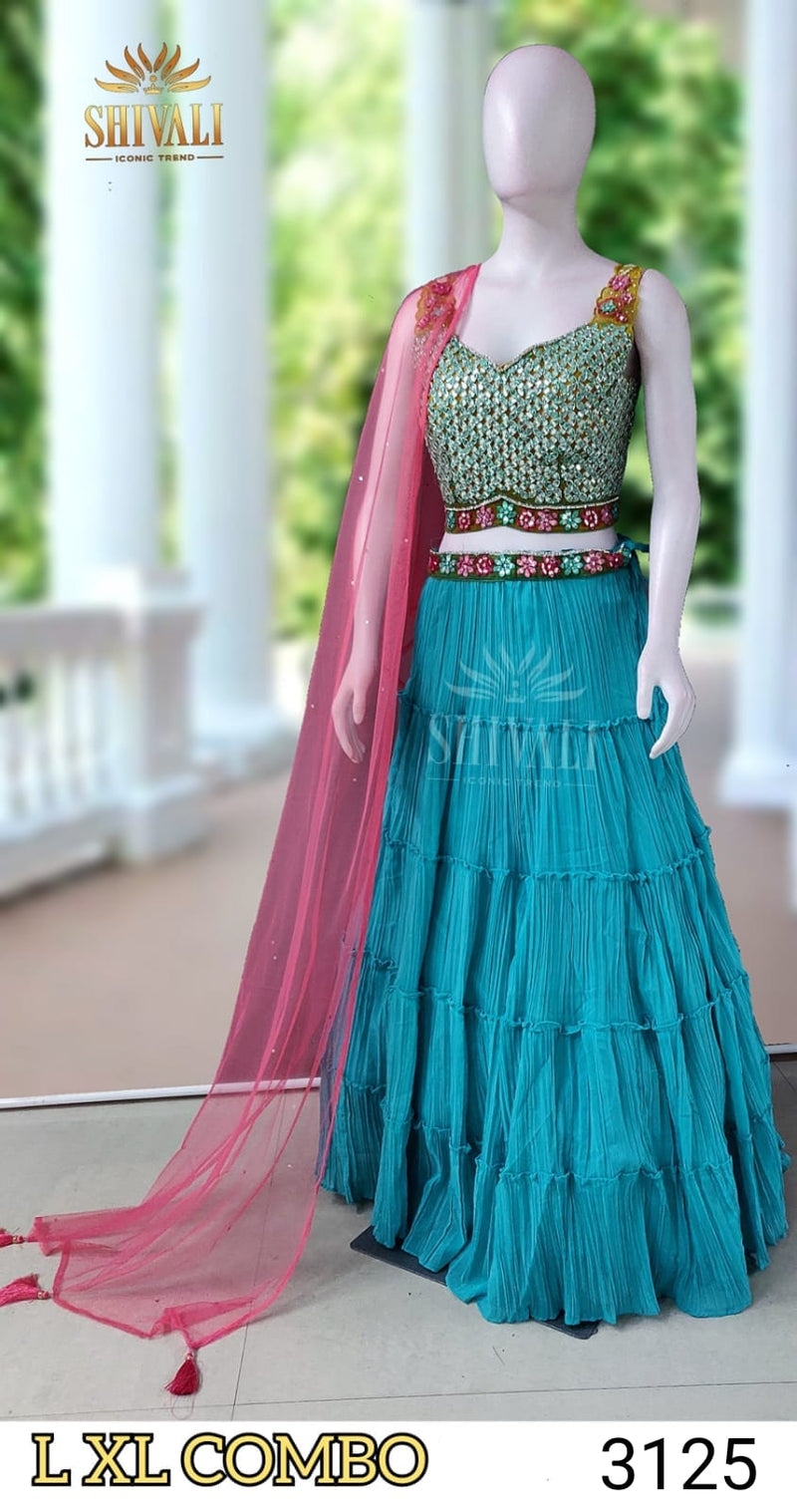 Shivali Dno 1020 Georgette With Hand Work Design Stylish Designer Party Wear Lehenga Choli