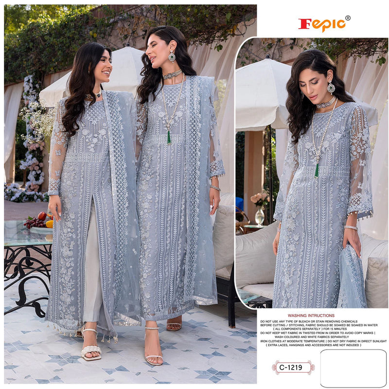 Fepic Rosemeen Dno 1219 Net With Embroidered Stylish Designer Party Wear Salwar Suit