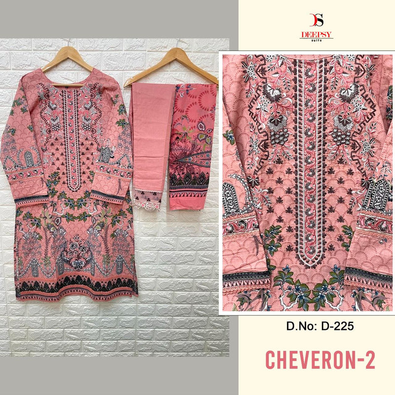 Deepsy Suit Dno 227 Pure Cotton Embroidery Work Stylish Designer Party Wear Pret Kurti