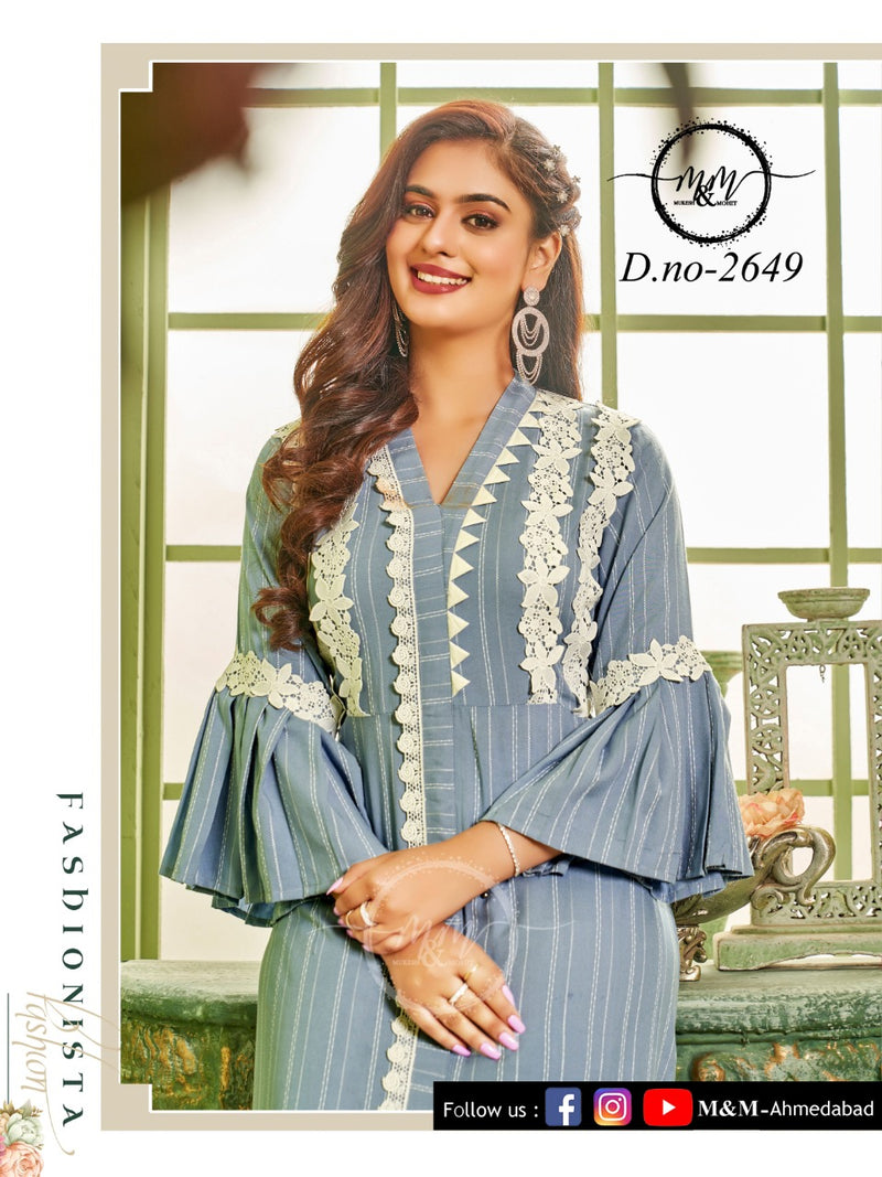 Style Goddess Dno 2649 Georgette Stylish Designer Party Wear Fancy Kurti