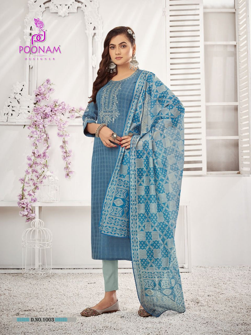 Poonam Maharani Dno 01 To 06 Pure Rayon With Embroidery Stylish Designer Party Wear Kurti
