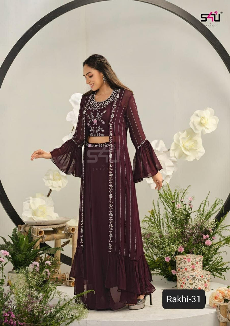 S4u Shivali Rakhi 31 Fancy Stylish Designer Festive Wear Long Kurti