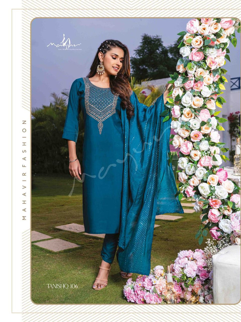 Mayur Tanishq Wonderful Viscose Silk With Heavy crepe work Stylish Designer Party Wear Fancy Kurti