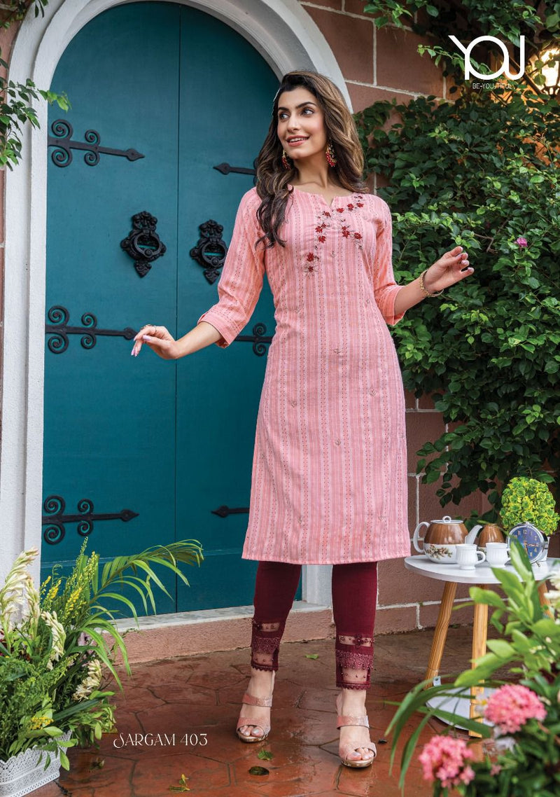 Wanna Sargam Viscose Rayon With Hand Work Stylish Designer Party Wear Casual Look Fancy Kurti
