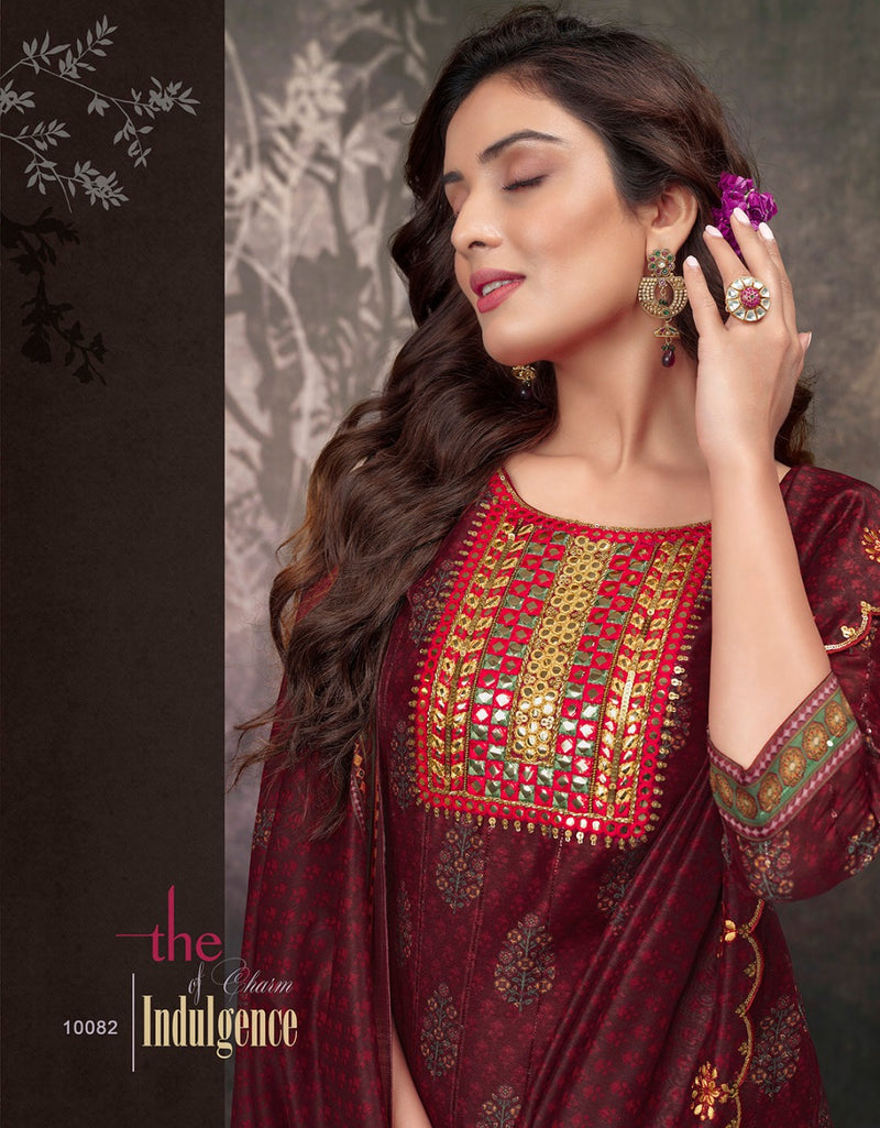 Lily & Lali Eliza Fancy With Mirror Work Stylish Designer Party Wear Kurti