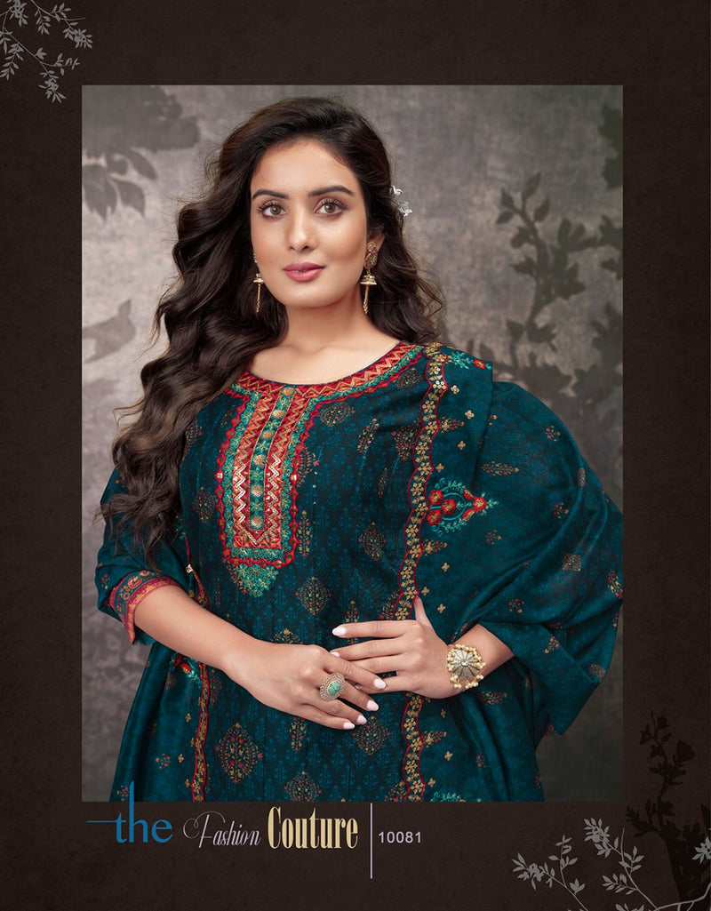 Lily & Lali Eliza Fancy With Mirror Work Stylish Designer Party Wear Kurti